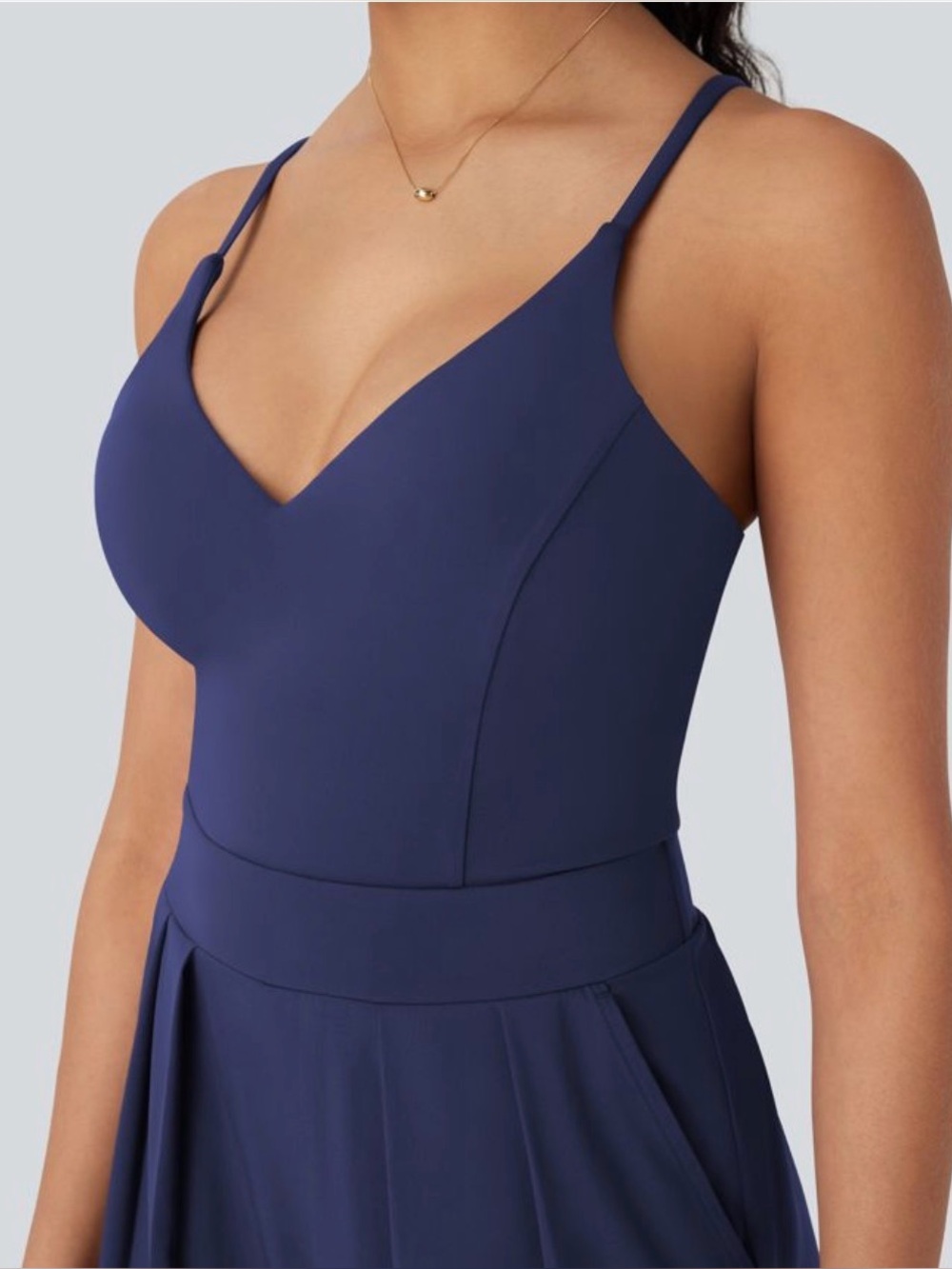 Halara Breezeful Backless Wide Leg Quick Dry Tank Jumpsuit Size Medium - Picture 3 of 9
